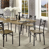 Banbury 7 Pc. Dining Table Set Model Cm3279T-60-7Pk-Chair By Furniture Of America